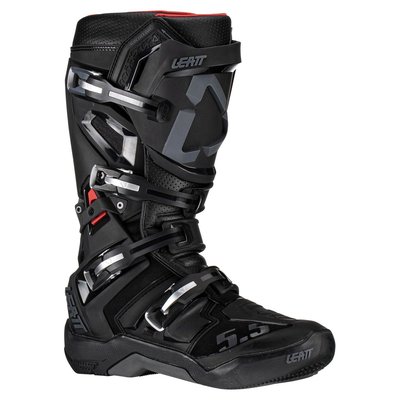 Leatt 5.5 Black MX Boots | Premium Off-Road & Enduro Riding Boots(size 9,10,11) India
