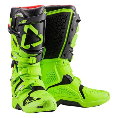 Leatt 5.5 FlexLock MX Boots Neon Green | Exclusive USA Color | Premium Motocross Boots(size 7) India