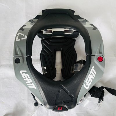 Leatt 5.5 Neck Brace Grey | Premium Motocross & Adventure Riding Neck Protector India