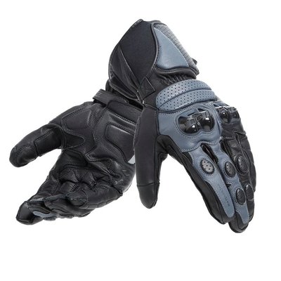 Dainese Impeto D-Dry Black Fluorescent-Yellow Riding Gloves
