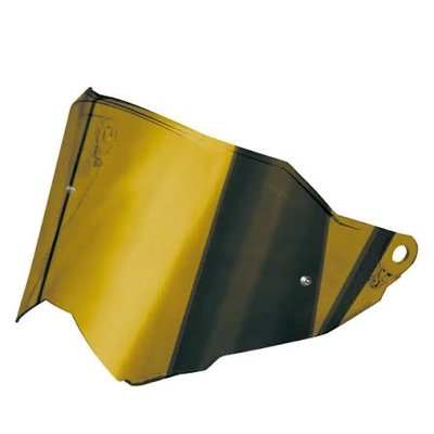 AGV AX9 Gold Visor – Wide View Adventure Shield – Hydrophobic & Scratch Resistant