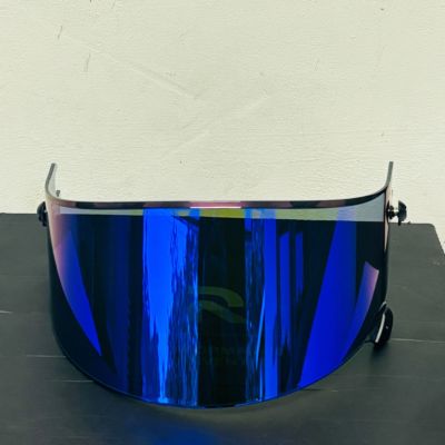 Shark Aeron & Aeron GP VZ100 Replacement Visor - Iridium Blue