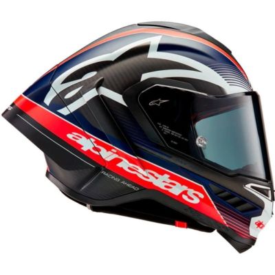 Alpinestars Supertech R10 Team Carbon Helmet Black Red Blue Matte ECE 22.06 | India