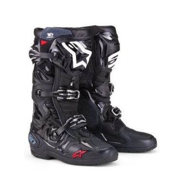 Alpinestars Tech 10 Enduro Boots Black | Premium Motocross Boots India